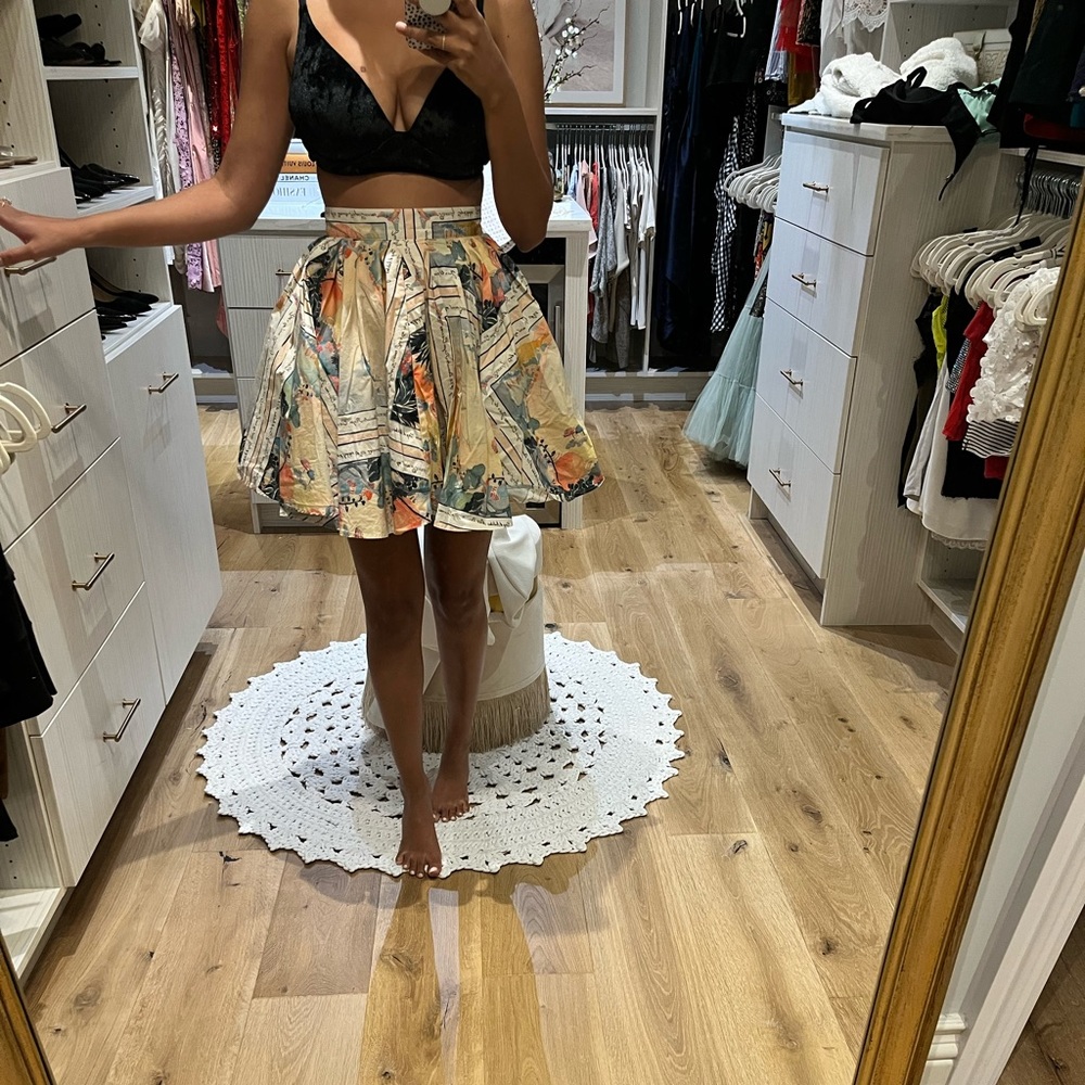 H&M Printed Travel Skirt